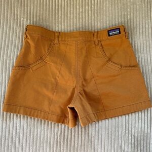 Patagonia Women’s Rust Brown Canvas Standup Shorts